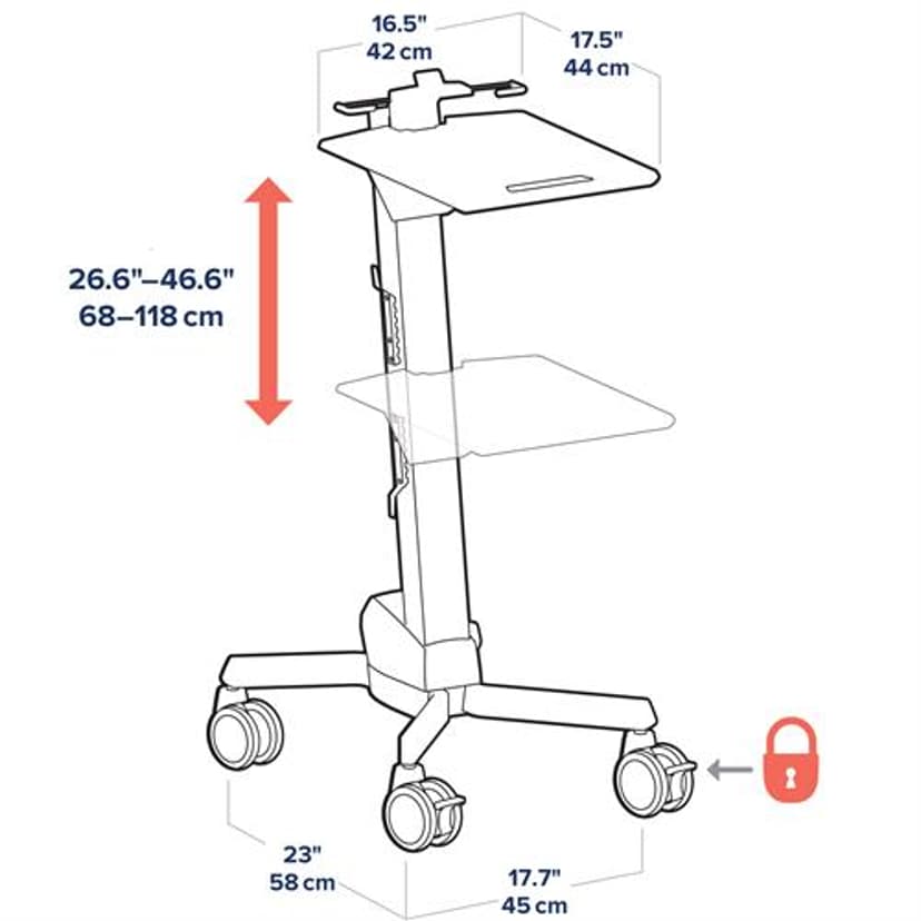 Ergotron Neo-Flex Laptop Cart