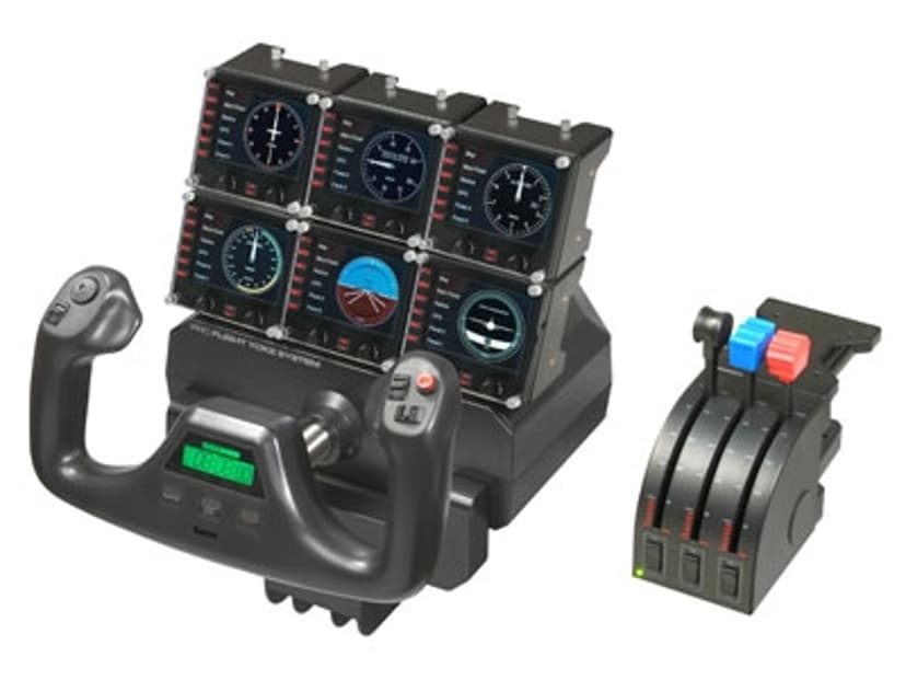 Logitech Pro Flight Instrument Panel Svart