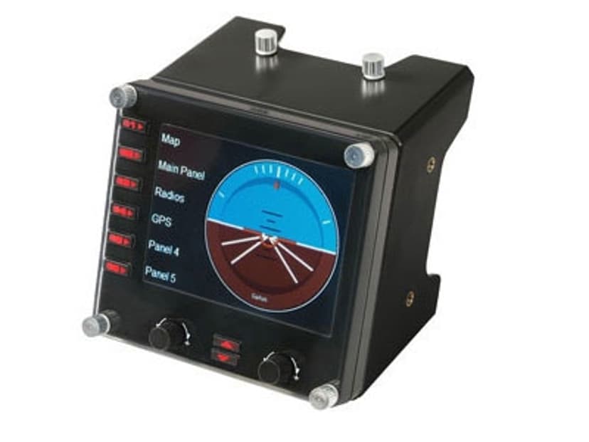 Logitech Pro Flight Instrument Panel Svart