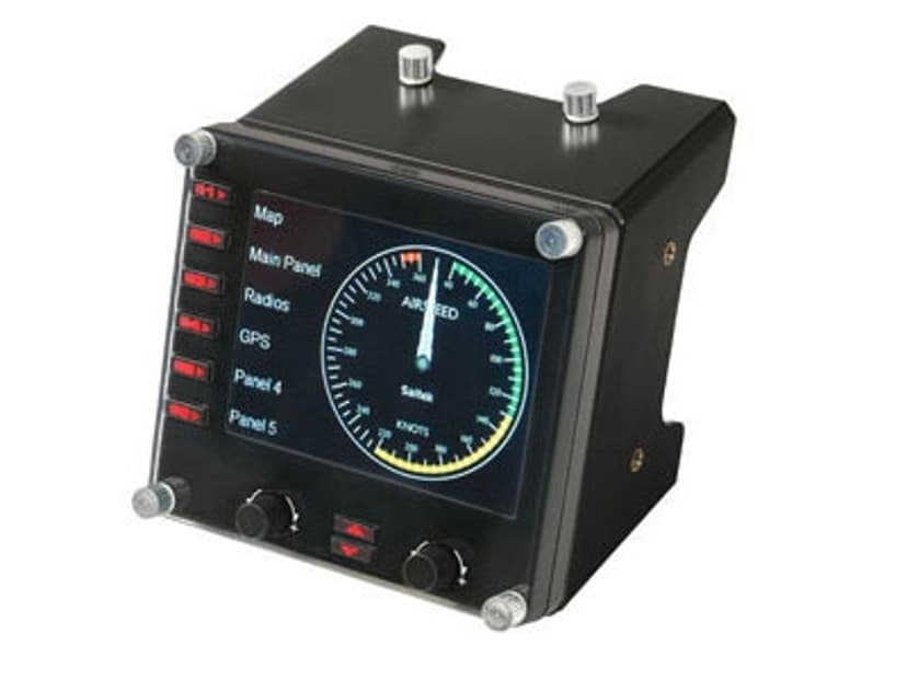 Logitech Pro Flight Instrument Panel Svart