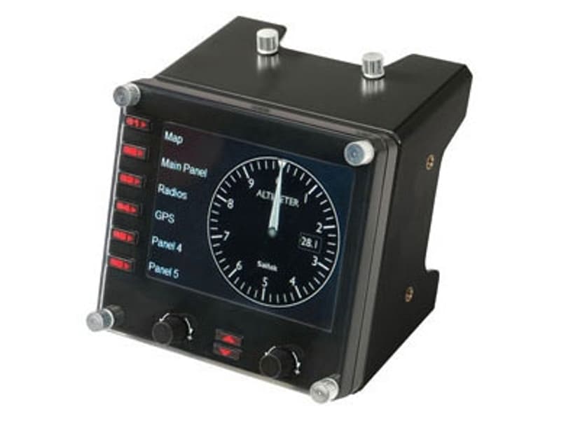 Logitech Pro Flight Instrument Panel Svart