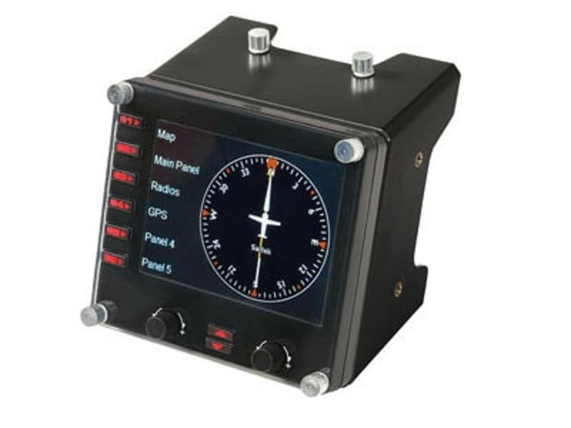 Logitech Pro Flight Instrument Panel Svart