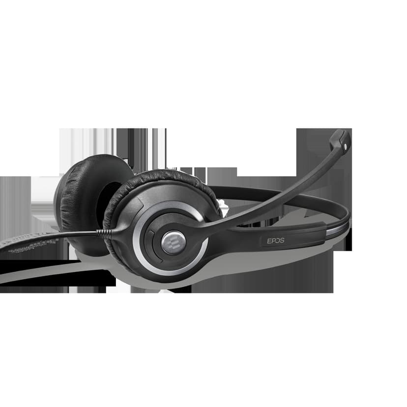EPOS SC262 Headset Stereo Google Voice, Google Meet, Google Chromebook Silver, Svart