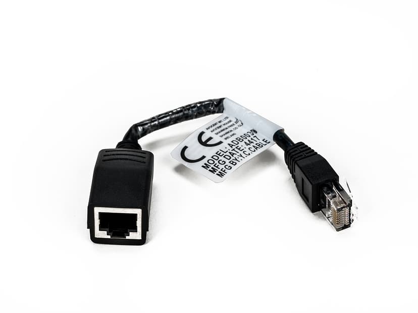 Vertiv Cyclades korskopplad adapter RJ-45 Svart