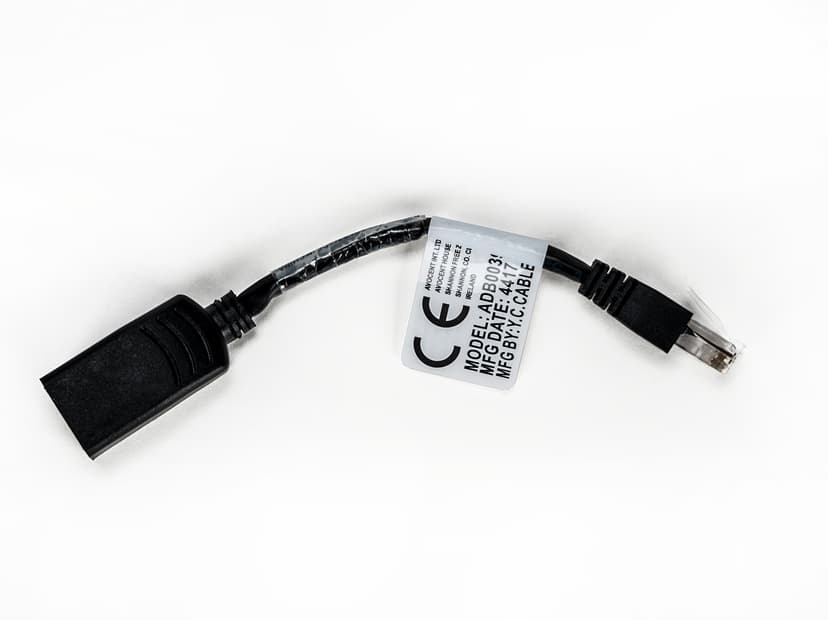 Vertiv Cyclades korskopplad adapter RJ-45 Svart