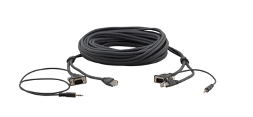 Kramer C-GMAC/GMAC Series C-GMAC/GMAC-15 4.6m VGA, 3,5mm VGA, 3,5mm Svart