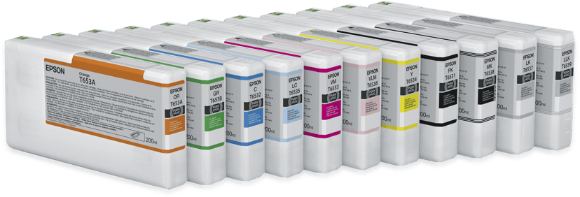 Epson Blekk Vivid Magenta T653 - STYLUS PRO 4900 200ml