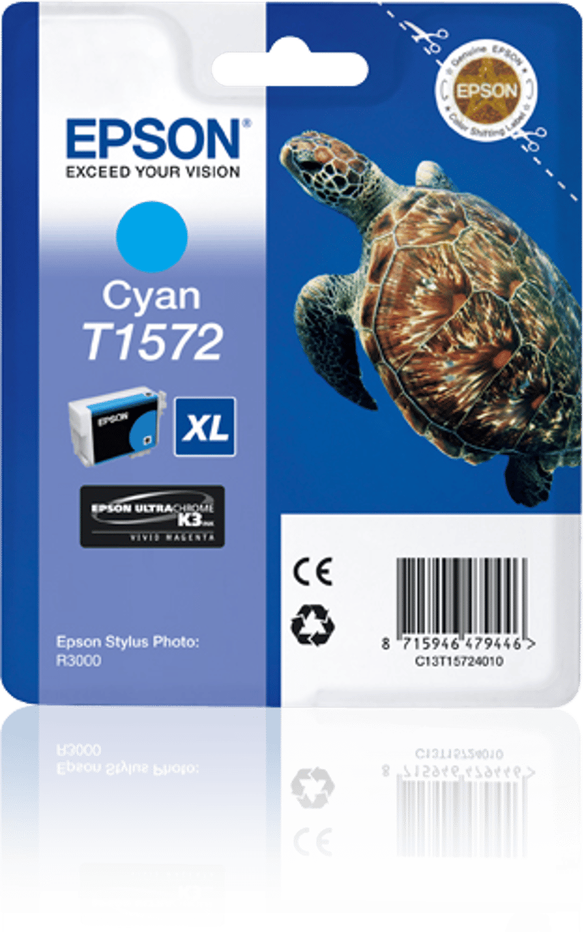 Epson Blekk Cyan - STYLUS Foto R3000
