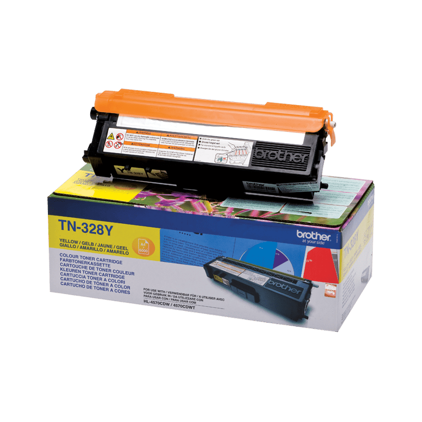 Brother Toner Gul TN-328Y 6k - HL-4570CDW
