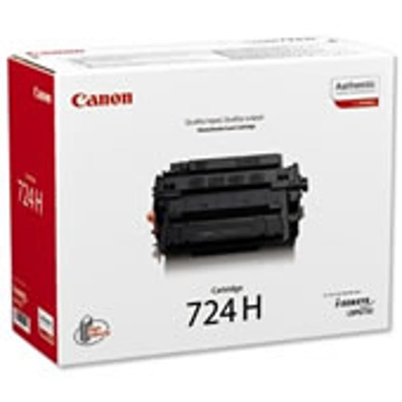 Canon Toner Svart 724H 12,5k - 6750DN