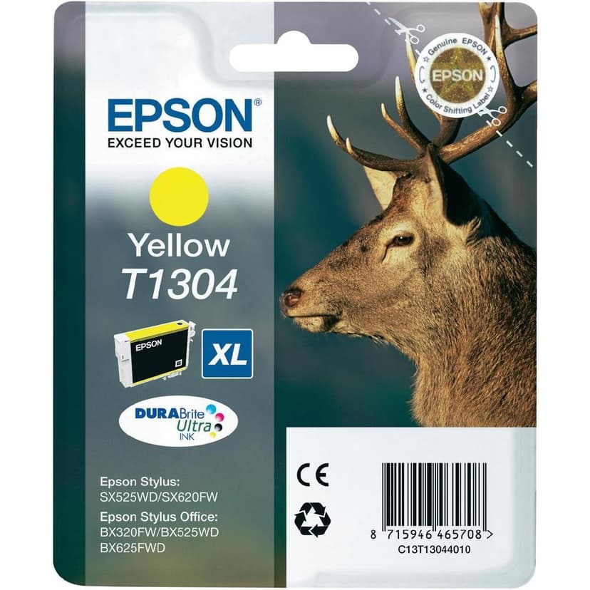 Epson Bläck Gul T1304 - BX320FW