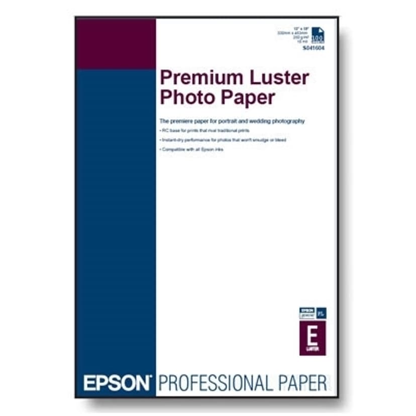 Epson Papper Photo Premium Luster A4 250-Ark 250g