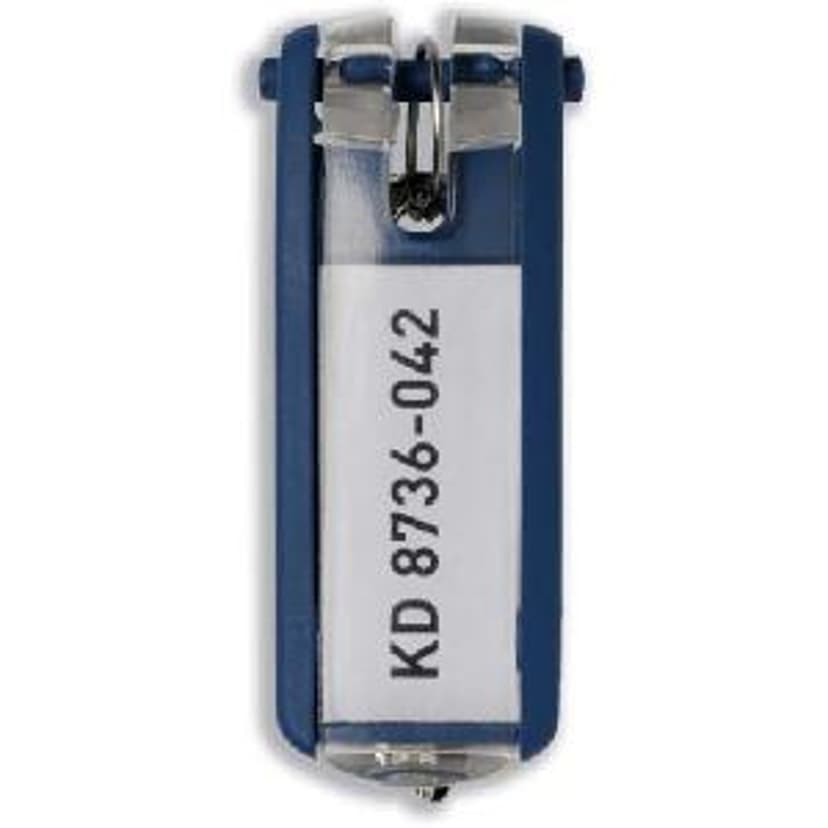 Durable Nøkkelbrikke Key Clip Blå 6 stk