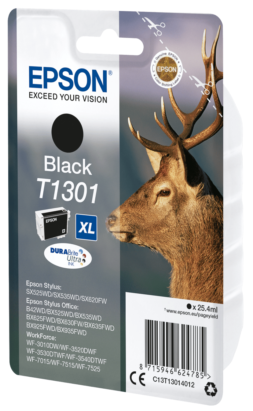 Epson Inkt Zwart T1301 XL - BX320FW/525WD