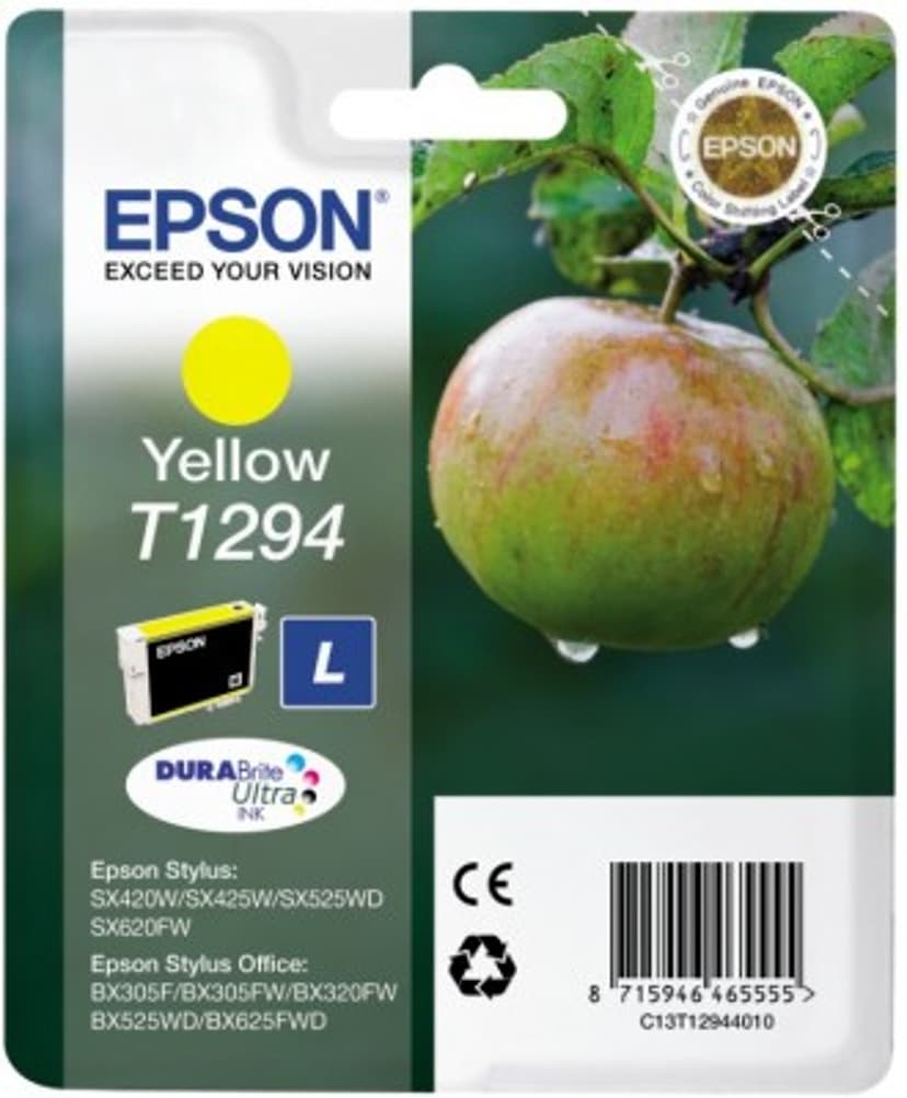 Epson Muste Keltainen T1294 - BX320FW