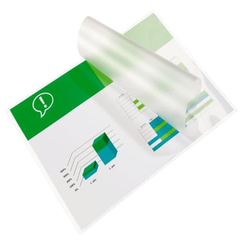 GBC Lamineringsficka 216x303 125mic A4 Klar 100st