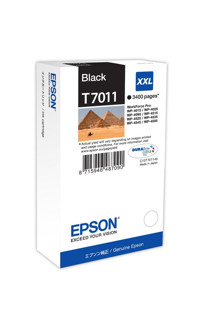 Epson Bläck Svart T7011 XXL - WP4000/4500