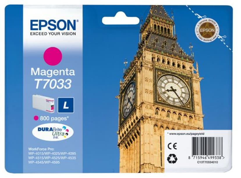 Epson Muste Magenta T7034 L - WP4000/4500