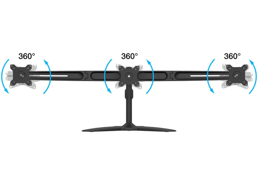 Multibrackets M VESA Desktopmount Triple Arm