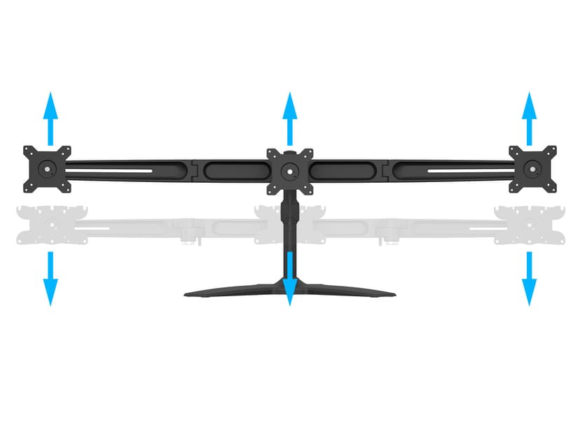 Multibrackets M VESA Desktopmount Triple Arm
