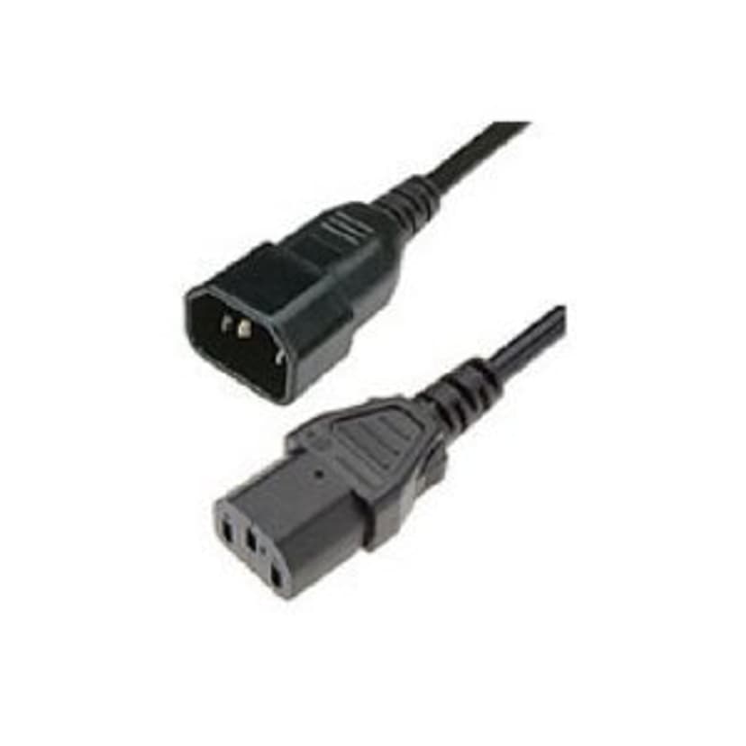 HPE Jumper Power Cord 1.37m C13 C14 Svart