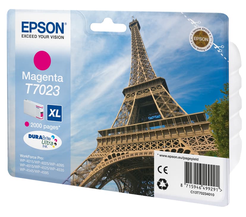 Epson Bläck Magenta T7023 XL - WP4000/4500