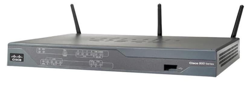 Cisco 887VA Annex A router with VDSL2/ADSL2+ over POTS 802.11n ETSI Compliant
