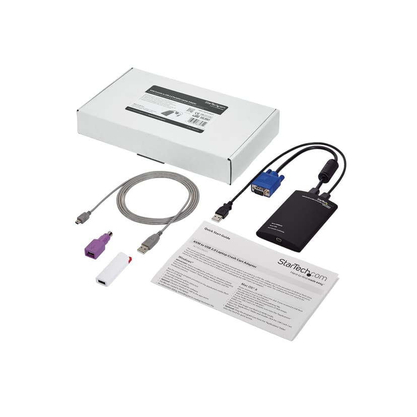Startech KVM Console to USB 2.0 Portable Laptop Crash Cart Adapter