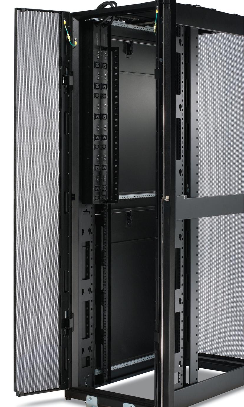 APC Rack PDU Basic Zero U strømdistribusjonsenhet (PDU) 9 AC-utganger 0U Sort