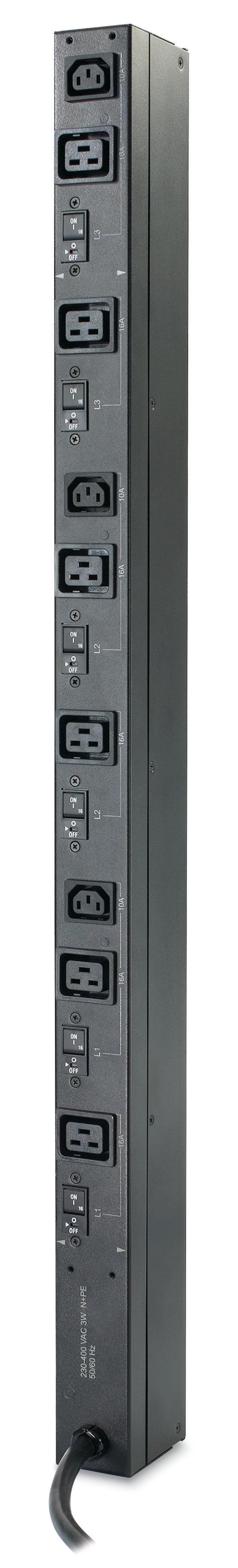 APC Rack PDU Basic Zero U strømforsyningsenhed (PDU) 9 AC stikkontakt(er) 0U Sort
