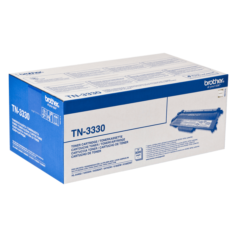 Brother Toner Sort TN-3330 3k - HL-5450DN