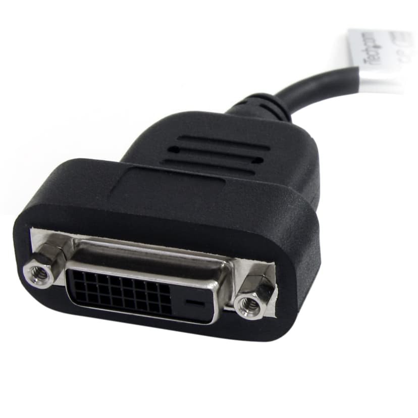 Startech DisplayPort to DVI Active Adapter 0.2m DisplayPort DVI-D Zwart