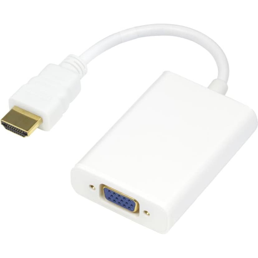 Deltaco Adapter Hvid