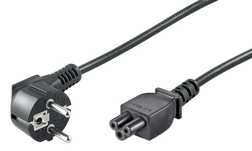 Microconnect Power Cord Notebook 0.5m CEE7/7 C5 Svart