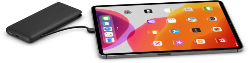 Belkin Powerbank USB-C PD With Integrated Cables 10000mAh Musta