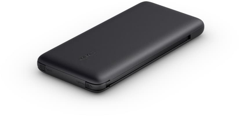 Belkin Powerbank USB-C PD With Integrated Cables 10000mAh Musta
