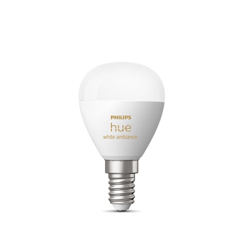 Philips Hue White ambiance Klotlampa – E14 smart ljuskälla