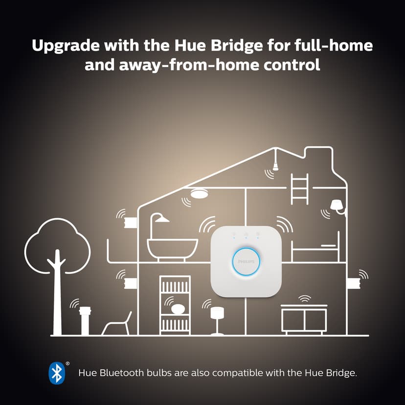 Philips Hue White A60 E27 2-Pack