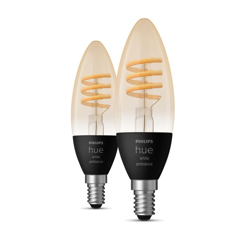 Philips Kerte - E14 pærer - 2-pak