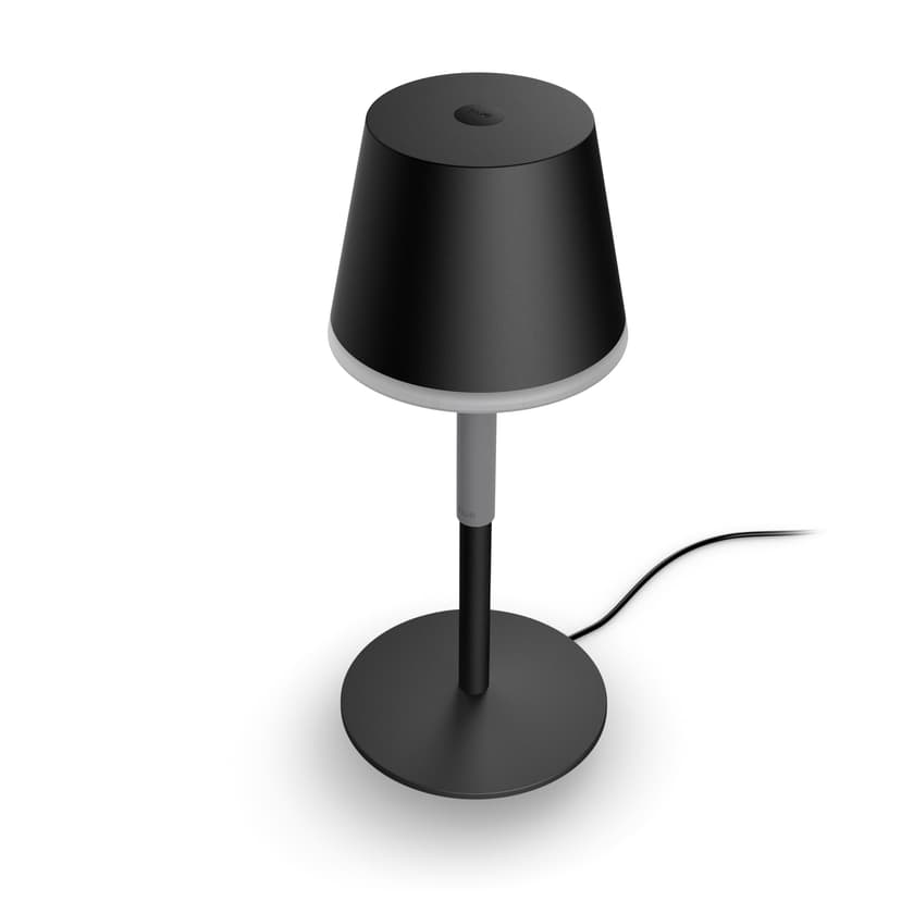 Philips Hue Go Portable Table Lamp White/Colour Ambiance - Black/Grey