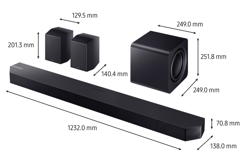 Samsung HW-Q995F 11.1.4 Soundbar Svart