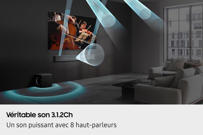 Samsung HW-QS710F 3.1.2 Soundbar Musta