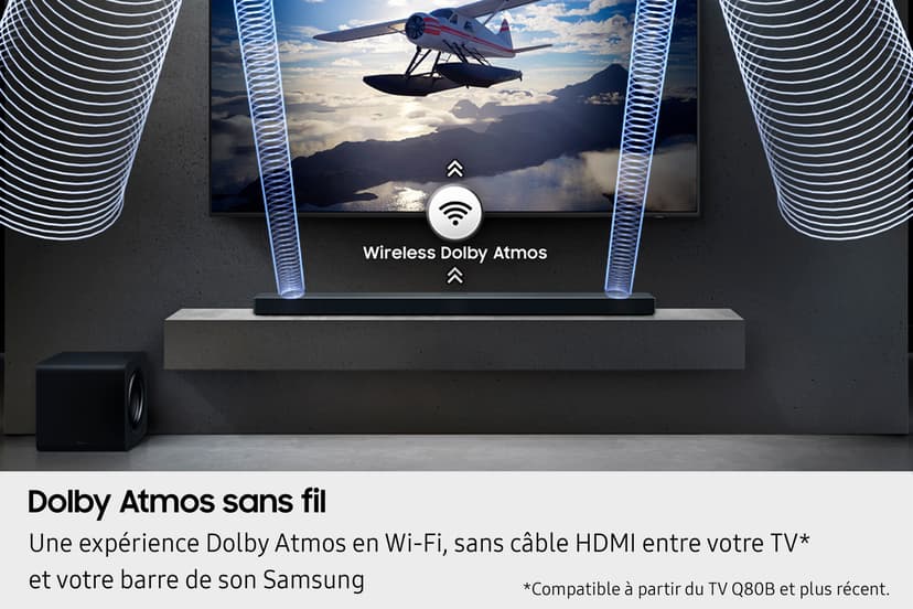 Samsung HW-QS710F 3.1.2 Soundbar Svart