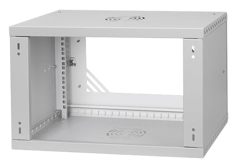 Direktronik Väggrack 19" 6U 35CM Glasdörr