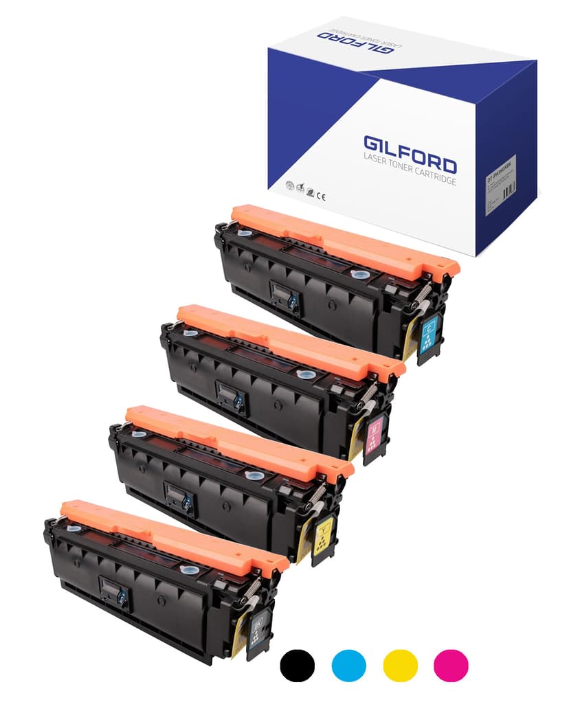 Gilford Värikasetti Kit (B/C/m/Y) 508X 12.5K/9.5K