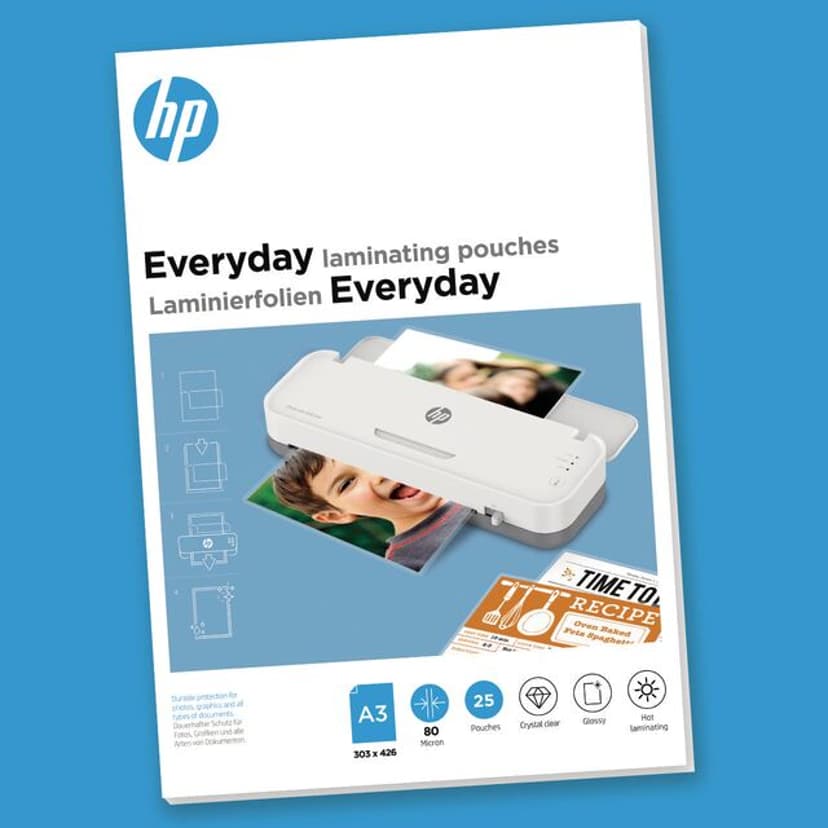 HP Everyday-laminointipussit 80mic A3
