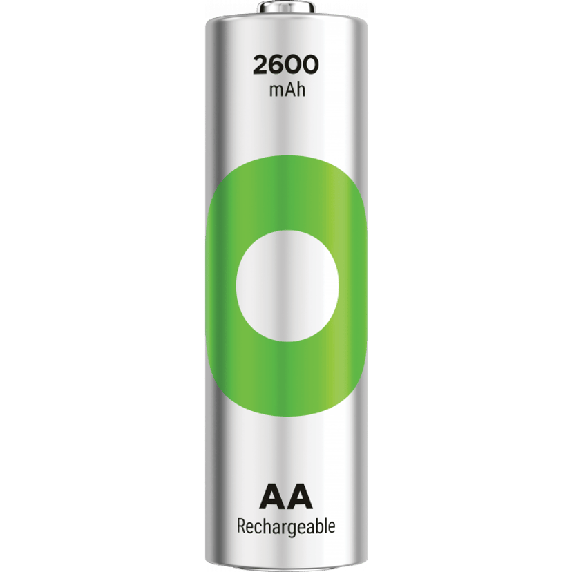 GP ReCyko AA-batteri 2600mAh 4-pack