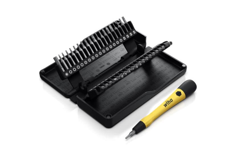 Wiha Mikrobitssett 4 mm, 42 deler