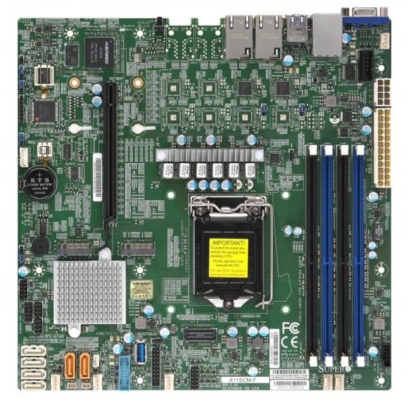 Supermicro X11SCM-F LGA 1151 Micro ATX