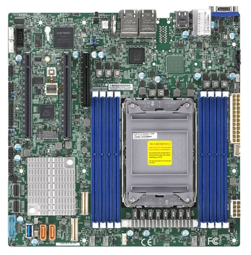 Supermicro MBD-X12SPM-LN4F-O hovedkort Intel C621A LGA 4189 Micro ATX LGA 4189 Micro-ATX
